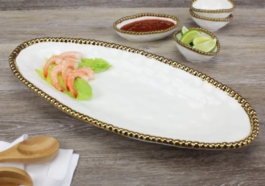 CER-2027-WG Pampa Bay Oval Serving Piece