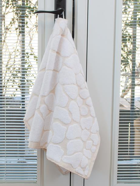 Luster Gold/White Hand Towel