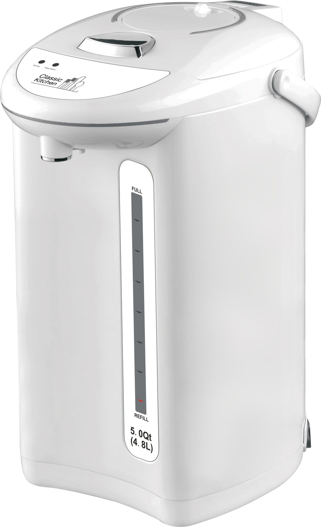 CK502WH Classic Kitchen  5.0 Hot Pot white No Auto Dispense