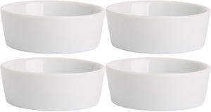 15242 FIDDLE & FERN SET 4 3.25"L ROUND 1.95 OZ BOWLS MINI TASTERS