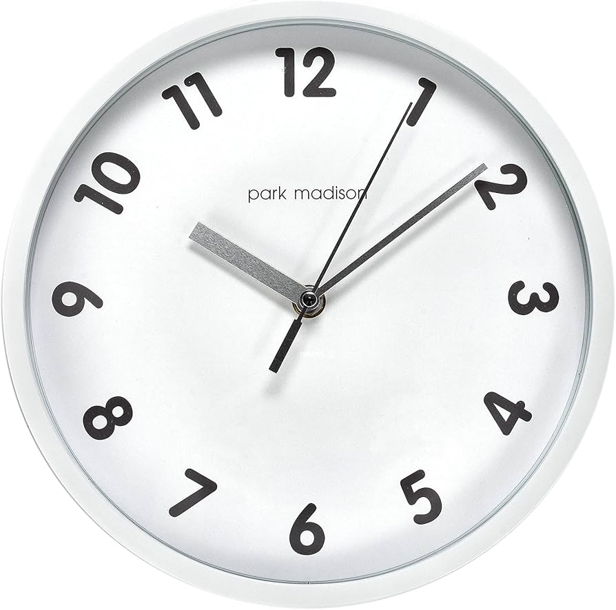 9.5” Wall Clock - Plastic