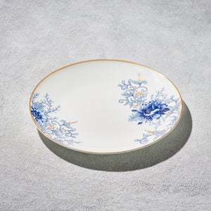 VB-CYP- 12B Cypress, Blue Charger Plate, Blue, 12"