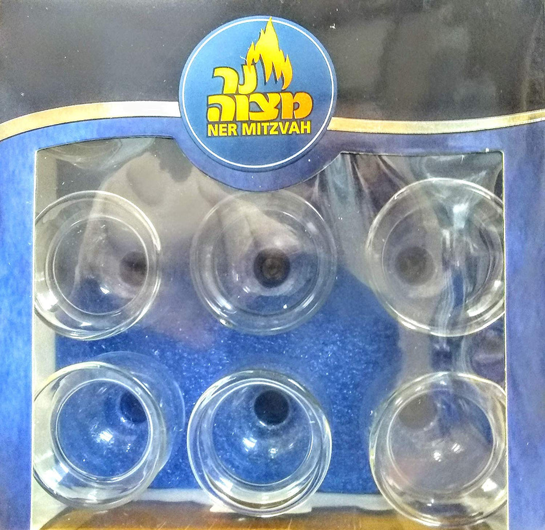 9pk. Round Oil Glass #4