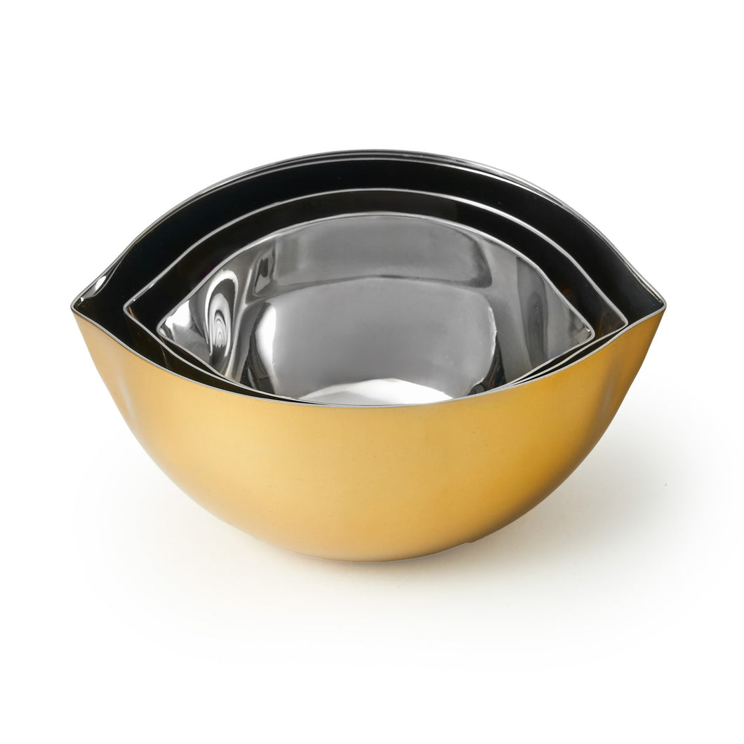 51132 • Lilliput Gld S/3 Nut Bowls