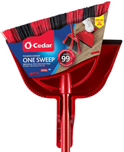 Load image into Gallery viewer, OCEDAR SM. POWER CORNER ANGLE BROOM W/ DUAL ACTION DUST PAN
