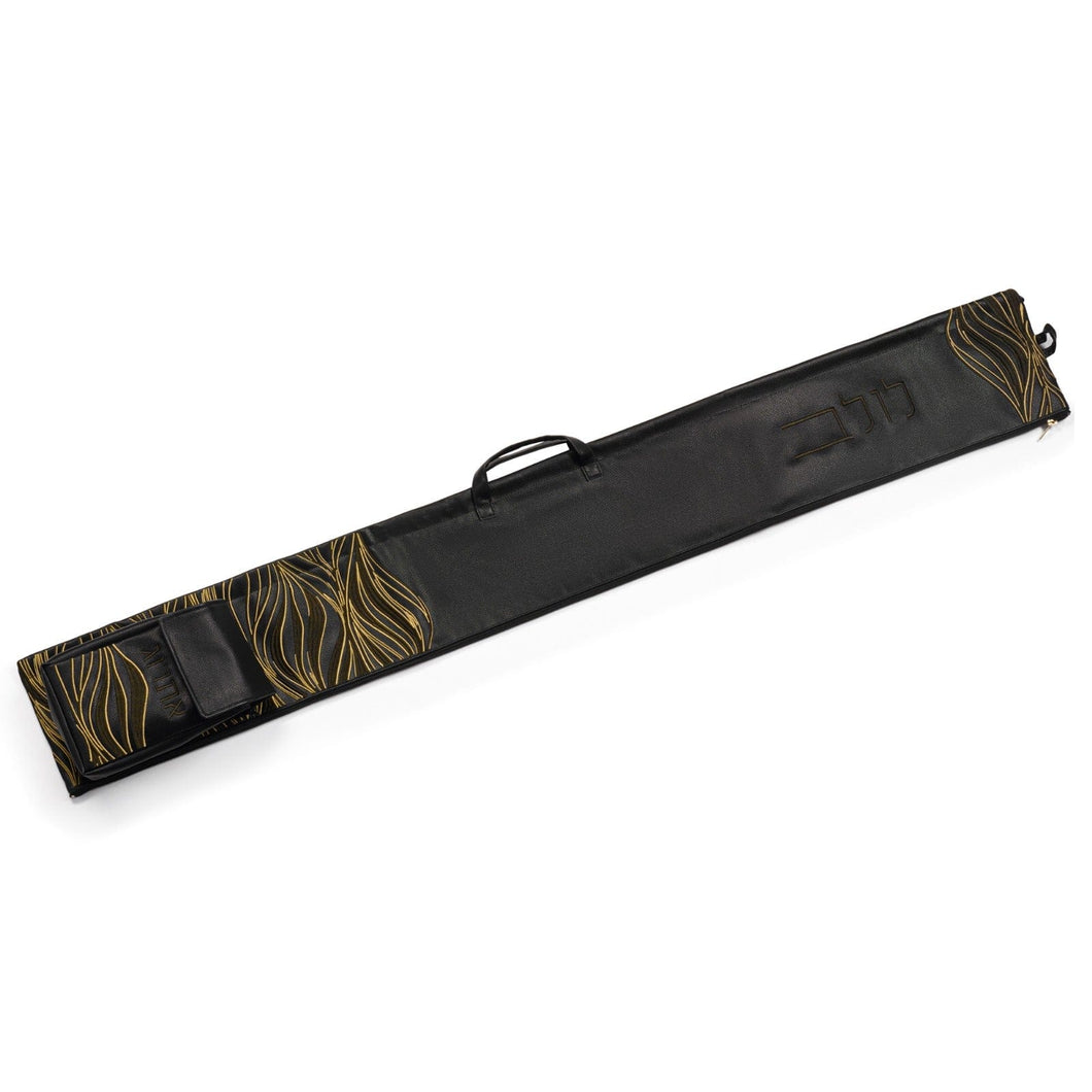 PU-LC-EB-LA-B Lace Lulav and Esrog Case