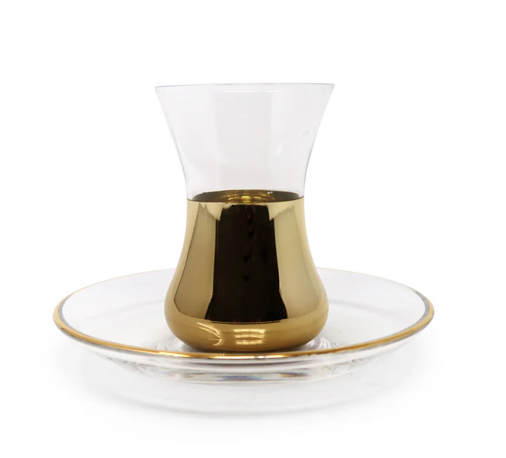 VTS3921 Seder Glasses with Gold