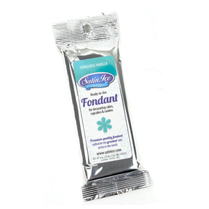 4.04oz Turquoise Fondant