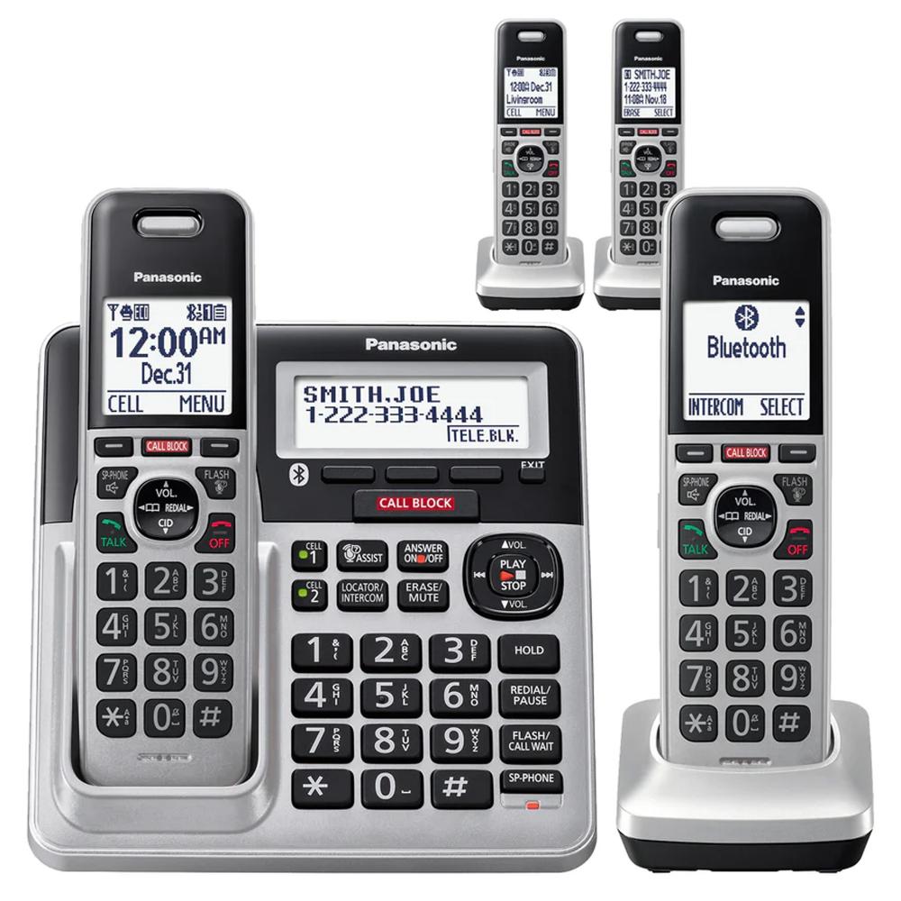 Panasonic DECT 6.0 Bluetooth 4-Handset Phone Bundle (KX-TG994)