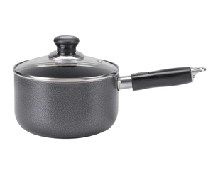 2QT SAUCEPAN,HAMMERED N/S, LID