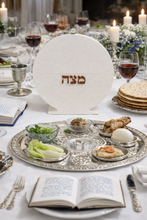 Load image into Gallery viewer, 3D Print Standing Round Matzah Box White
