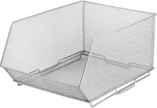 Load image into Gallery viewer, Stacking Basket Large 15X11X8

