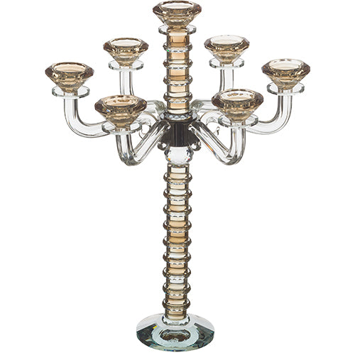 UK41434 Crystal 7 Branch Candlesticks 42 cm