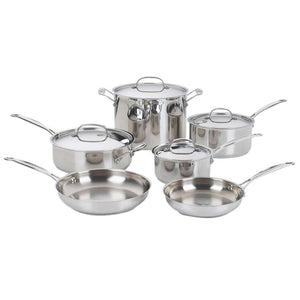 Cuisinart 10 Piece CHEFS CLASSIC COOKWARE SS