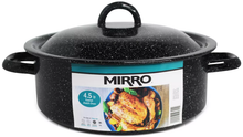 Load image into Gallery viewer, ENAMEL-DUTCH OVEN 4.5 QT BLACK
