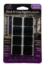 HOOK & LOOP SQUARES BLK