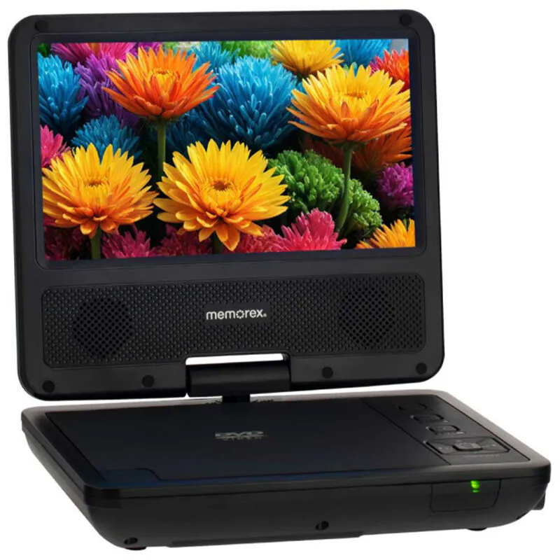 Memorex MXSDV07 7 inch Portable DVD Player with Swivel Screen