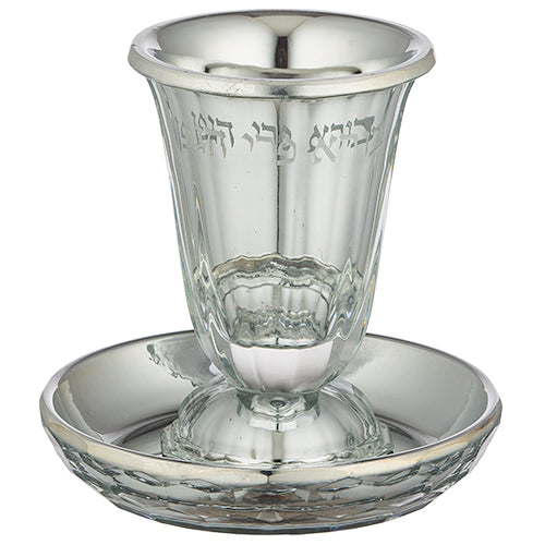 UK48648 Crystal Kiddush Cup 10 cm