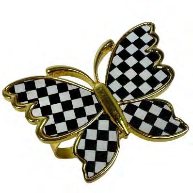 Mackenzie Buterfly Napkin Ring