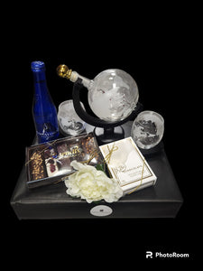 MM15 Globe Liquor Set Mishloach Monos