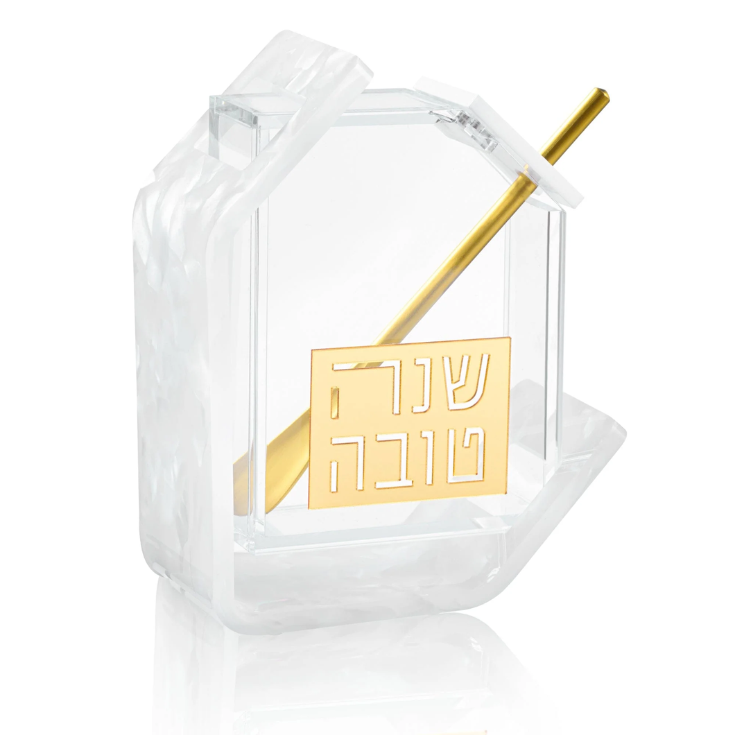 RH-HD-FR-GO Pearlstone Honey Dish Gold