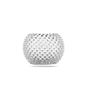 MAVAGL0SMQ Hobnail Vase - Optic - Smoky Quartz