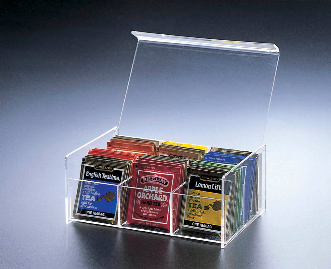 H-146 6-COMPARTMENT TEA BAG BOX