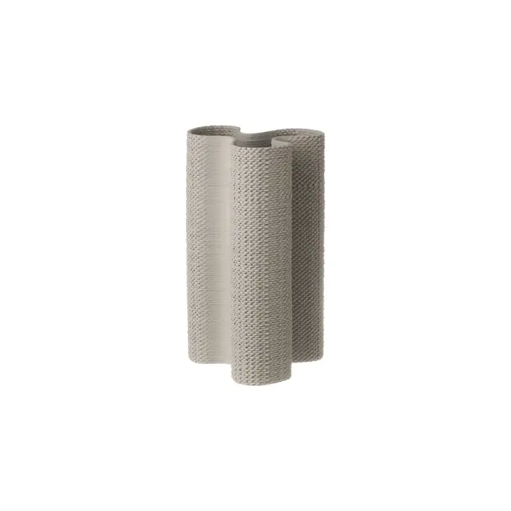 722002 Ceramic Vase White Dia 6