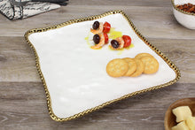 Load image into Gallery viewer, CER-1400-WG Square Serving Platter

