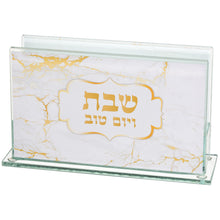 Load image into Gallery viewer, UK49032 Glass Matches Holder 12.5*7 cm with Print - Marble Design
