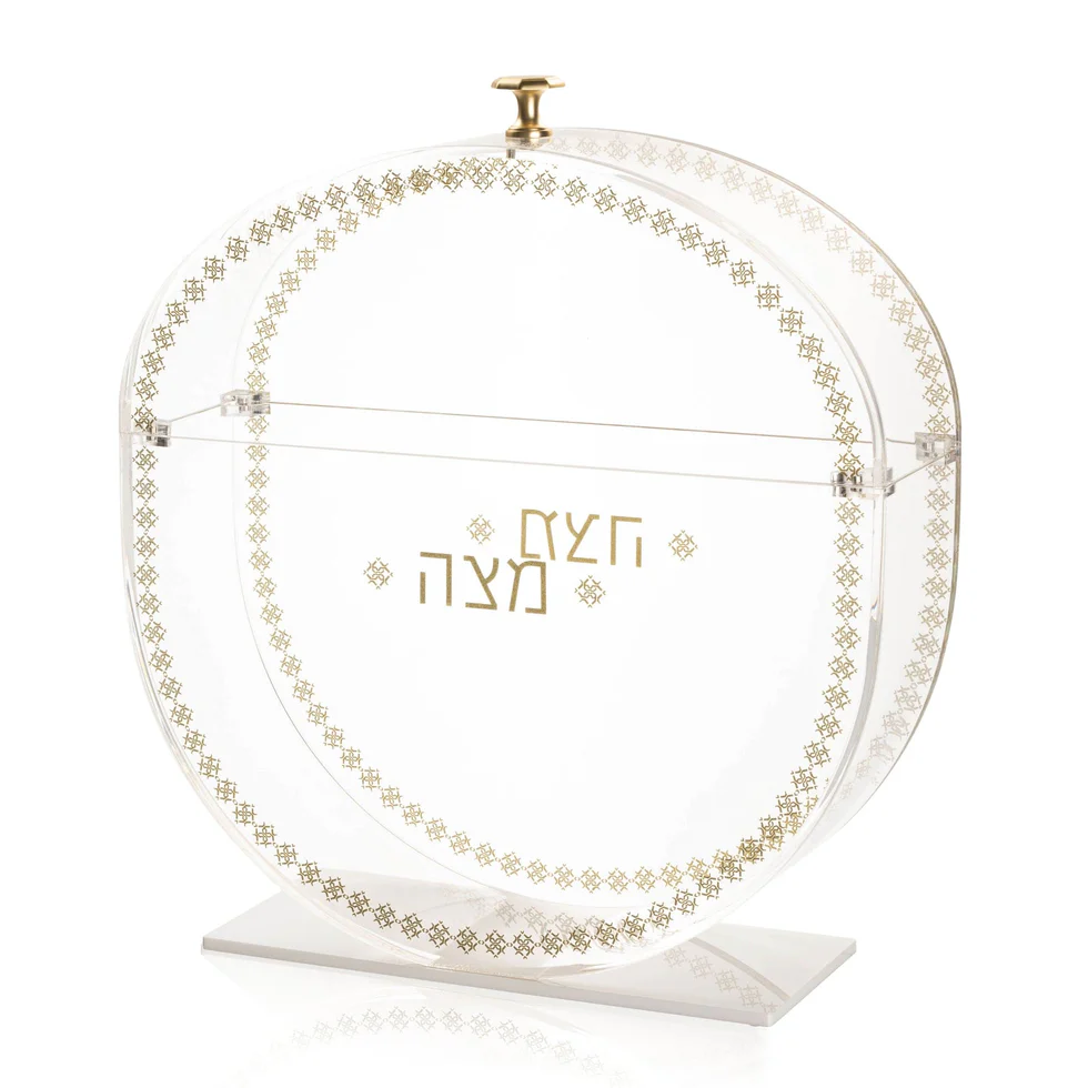 PE-MB-CT-GO Matzah Box - Cartier - Gold