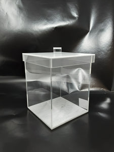 Square Cookie Jar Small Marble Top