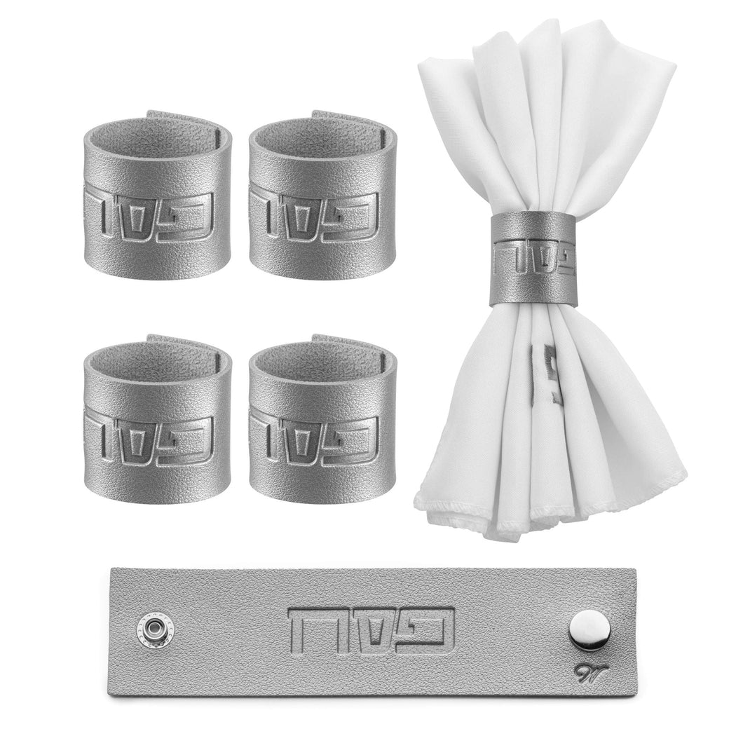 PU-PE-NW-S Pesach Leather Napkin Wraps