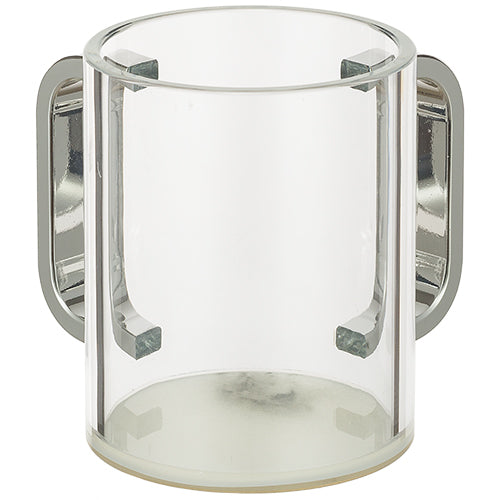 UK41008 Perspex Clear Washing Cup 11 cm - White