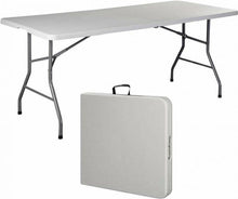 Load image into Gallery viewer, TABLE/FOLD IN HALF-PLASTIC 30x72
