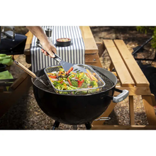 Load image into Gallery viewer, Black Grilling Tools Set, Includes Tongs, Turner &amp; Fork
