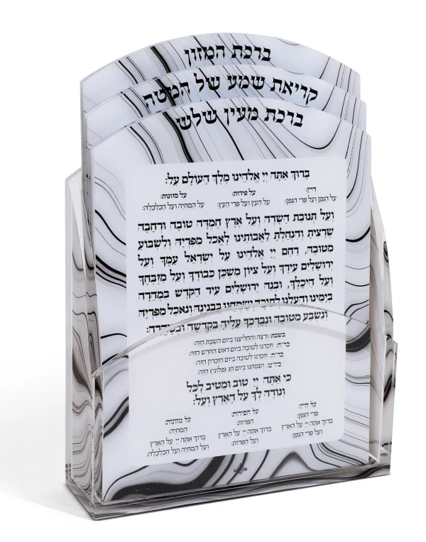 60335 3 Step Tefilla cards (9 Cards in total)- with Magnet for Fridge 5.75 x 7.75