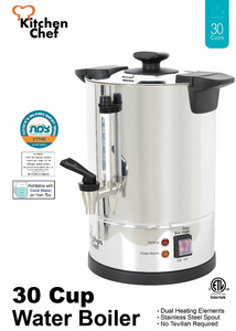 Kitchen Chef 40 Cup Urn Spout Permissable To Add Water On Yom Tov