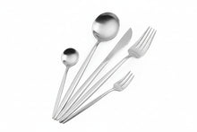 Load image into Gallery viewer, TAJ-FW-109 TAJ Moderna Flatware Shiny Silver Service For 4
