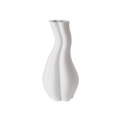 722018 Ceramic Vase White Dia 5.5