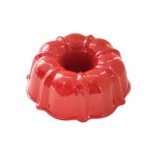 3 CUP BUNDT PAN RED Mint Assorted