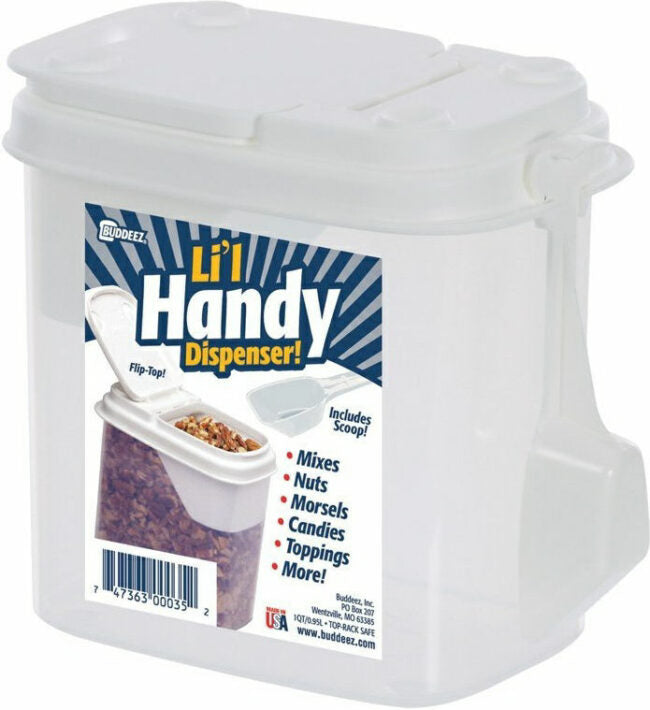 BUDDEEZ-NUTS DISP.w/SCOOP 1qt-00035