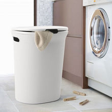 Load image into Gallery viewer, 1120 40 L Ribbed Laundry Hamper,
