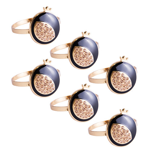 UK80657 Set of 6 Napking Holders Rings