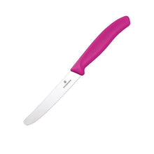 Load image into Gallery viewer, Victorinox 4.5 Inch Serrated Knife Round Tip All Colors
