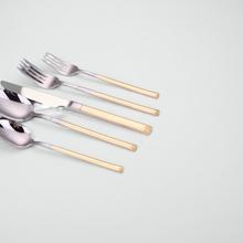Load image into Gallery viewer, TAJ-FW-110 TAJ Marlene Flatware Ombre Shiny Flatware Service For 4  Dishwasher Safe

