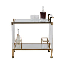 Load image into Gallery viewer, EV20106 32&quot; Lushley Acrylic Drink Cart
