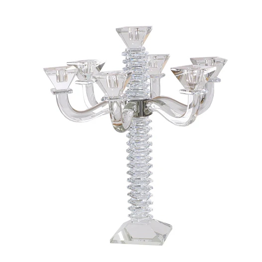 J-CSCD7-CLR Clear Candelabra 7 Holder