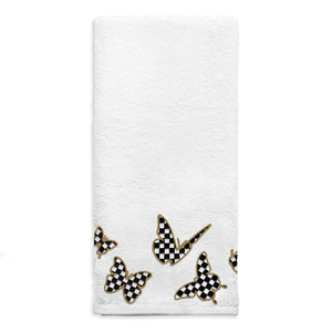HTO-OC-BU-WW Onyx Butterfly Hand Towel
