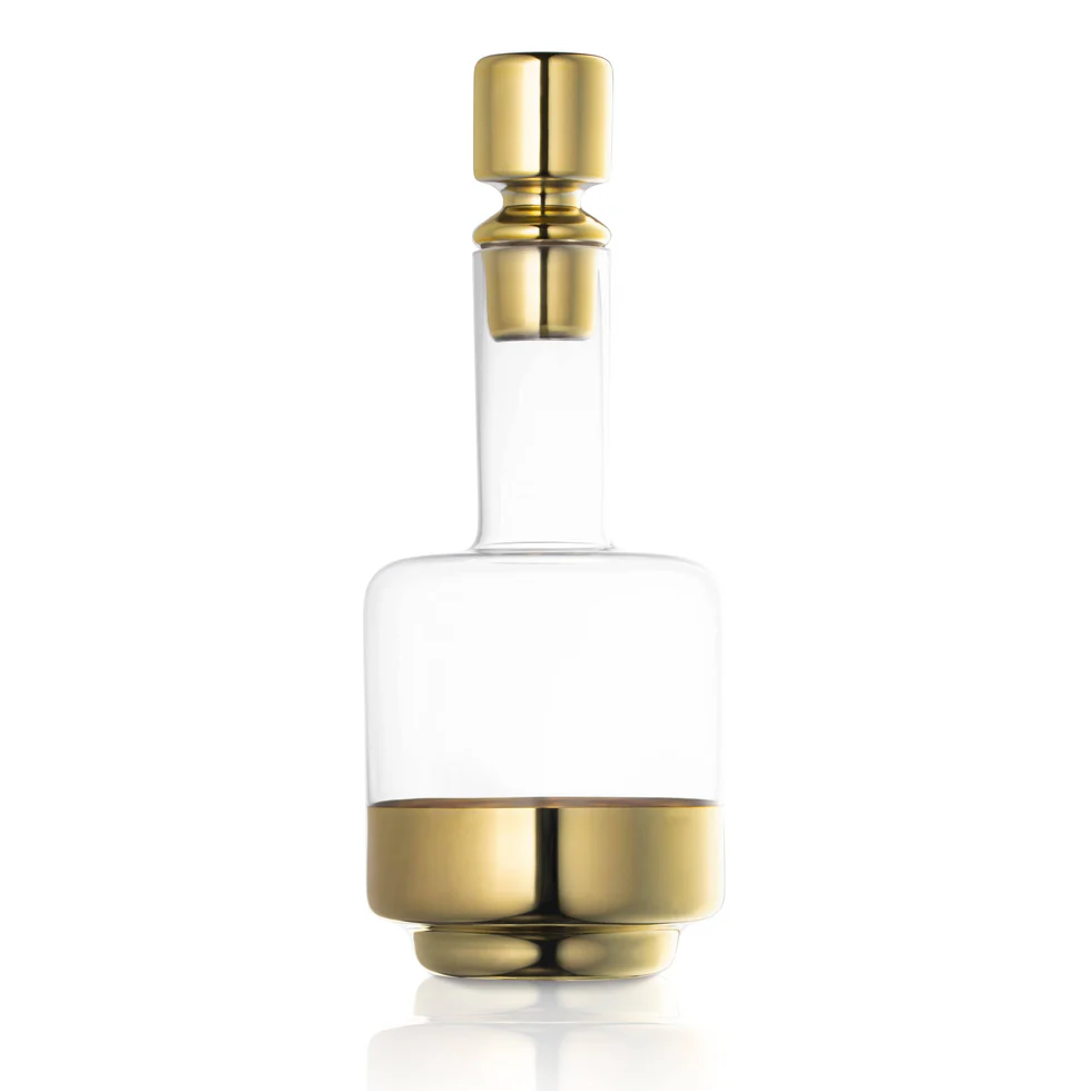 WI-DE-GO-4 Wine Decanter - Gold - Minimalist